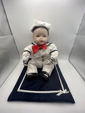 Ashton Drake Baby Boy Sailor Yolanda Bello Porcelain Doll In Box