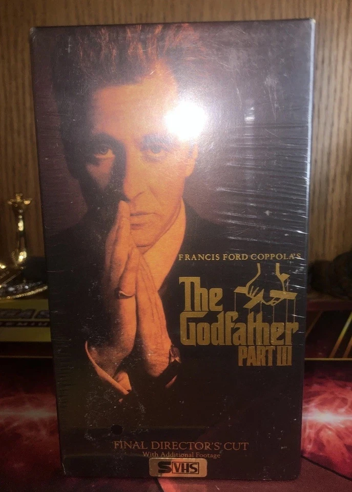 ‘The Godfather’ Part 1-3; Final Directors Cut w/ Additional Footage! 1991 S.VHS - Image 2 of 4