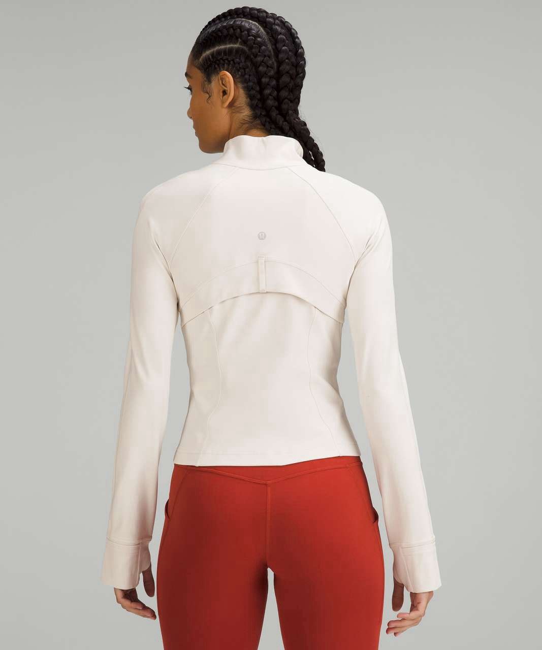 Lululemon Define Cropped Jacket White Opal Size 4 - Gently Used image 3
