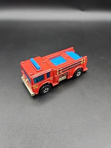 Hot Wheels Fire Eater Engine #51 Fire Truck 1976- Vintage Diecast