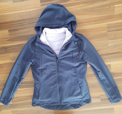 sports performance by TCHIBO Damen Jacke Marine+Damen Weste Lila,Gr.38.