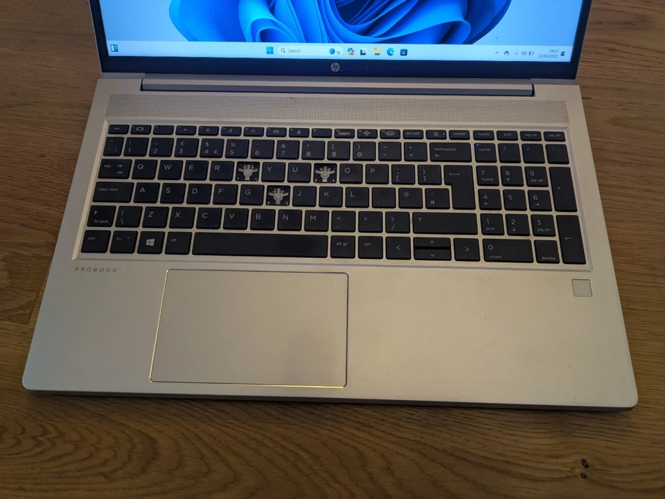 HP Probook 455 G8 Ryzen 5 5600U 2.3GHz 8GB RAM 256GB SSD 15.6" FHD Laptop 9351 - Image 3 of 4