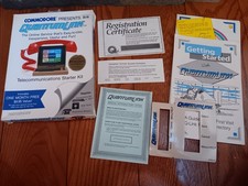 Commodore 64 Quantumlink Manuals Inserts Box ...