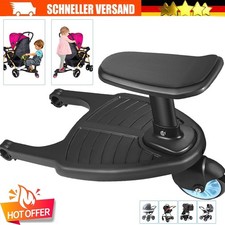 Buggy Board Passeggino con Sedile Universale Kiddy 360° Ruota Singola Design Pedana