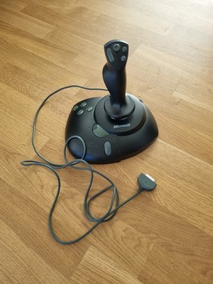 Microsoft Sidewinder 3D Pro Joystick ungetestet Gameport-Stecker PC Retro