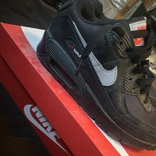 Nike Air Max Men's Low Top Lace Up Trainers Black/Grey UK 5.5