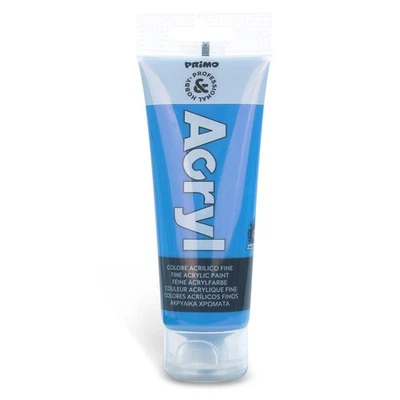 [420TA75501] Primo Tube Soft Plastique 75ml Peinture Acrylique Fine cyan 501 - Photo 1/2