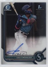 2022 Bowman Chrome Prospect Auto Luis Chevalier #CPA-LC Auto 0sm1