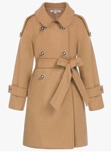 GRACE KARIN Girls Long Blend Coat Camel 8 Years