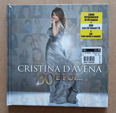 CD + DVD CRISTINA D'AVENA 30 und dann Teil 2 2013 RTI Box Box NEU
