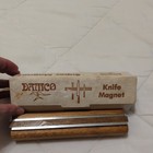 Wood Magnetic Knife Super Magnet Wall Bar Strip Storage 8 inches Damco