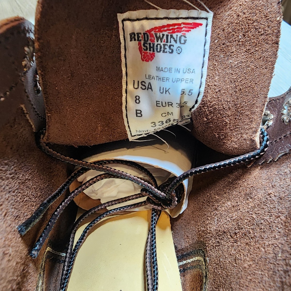 Red Wing Heritage Iron Ranger Short Boot Amber Brown Womens Size 8