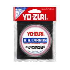 Yo-Zuri H.D. Carbon 100 Fluorocarbon Leader Line, 25lb, 30 Yds, Pink