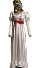 Annabelle Costume With Dress, Wig And Mask Size M