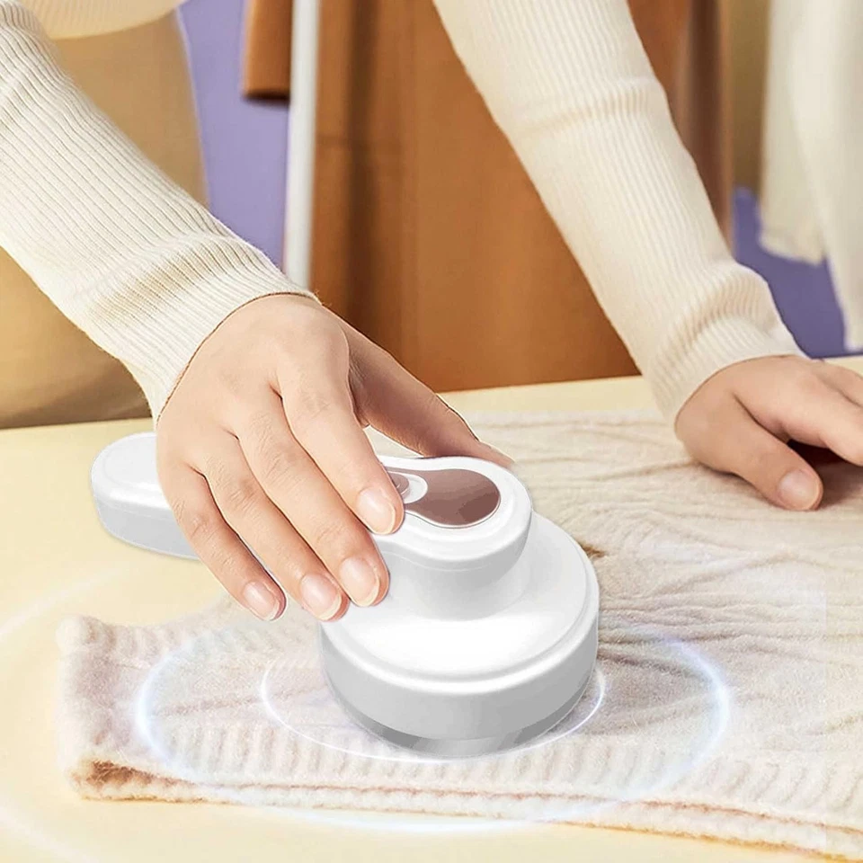Electric Lint Remover Clothes Cleaner Fabric Shaver USB Rechargeable Lot Scraper - Image 2 of 4