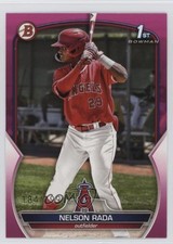 2023 Bowman Prospects Fuchsia 184/299 Nelson Rada #BP-132 1rr2