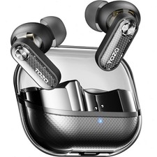 TOZO Crystal Pods Wireless Earbuds with 4 Mics ENC AI Clear Calls Bluetooth 5.4