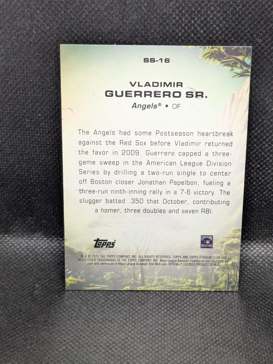 2025 Topps Stadium Club Savage Sluggers SS-16 Vladimir Guerrero Sr