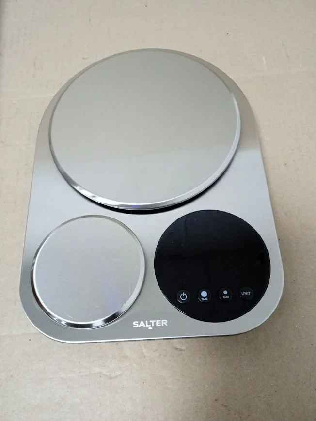 Salter Dual Platform Scale Electronic Baking Stainless Steel Large 5kg Digital