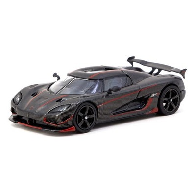 Tarmac Works 1:64 Koenigsegg Agera RS Black Carbon Fiber T64G