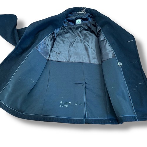 Sterlingwear of Boston Black Wool Peacoat Mens 38R Military US Navy Overcoat - Picture 9 of 18