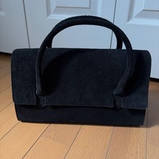 tricot COMME des GARCONS Bag Handbag Suede Black Women's Bag Made in Japan