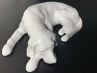 Roseville Pottery Sleeping Dog Figurine 1933 Vintage