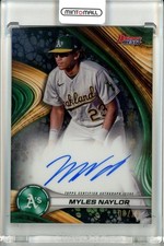 2024 Bowman Best Myles Naylor Best 2024 Auto Black /10