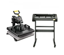 heat press machine and us cutter