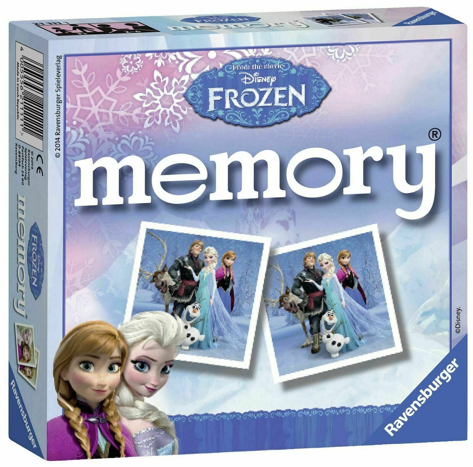 Ravensburger 21108 1 memory  frozen disney bambini FROZEN elsa