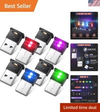 Smart USB Atmosphere Lights - 4 Pack, Adjustable Brightness  Waterproof