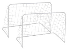 Garlando Train & Score Coppia di Mini Porte da Calcio 90x60 cm Richiudibili