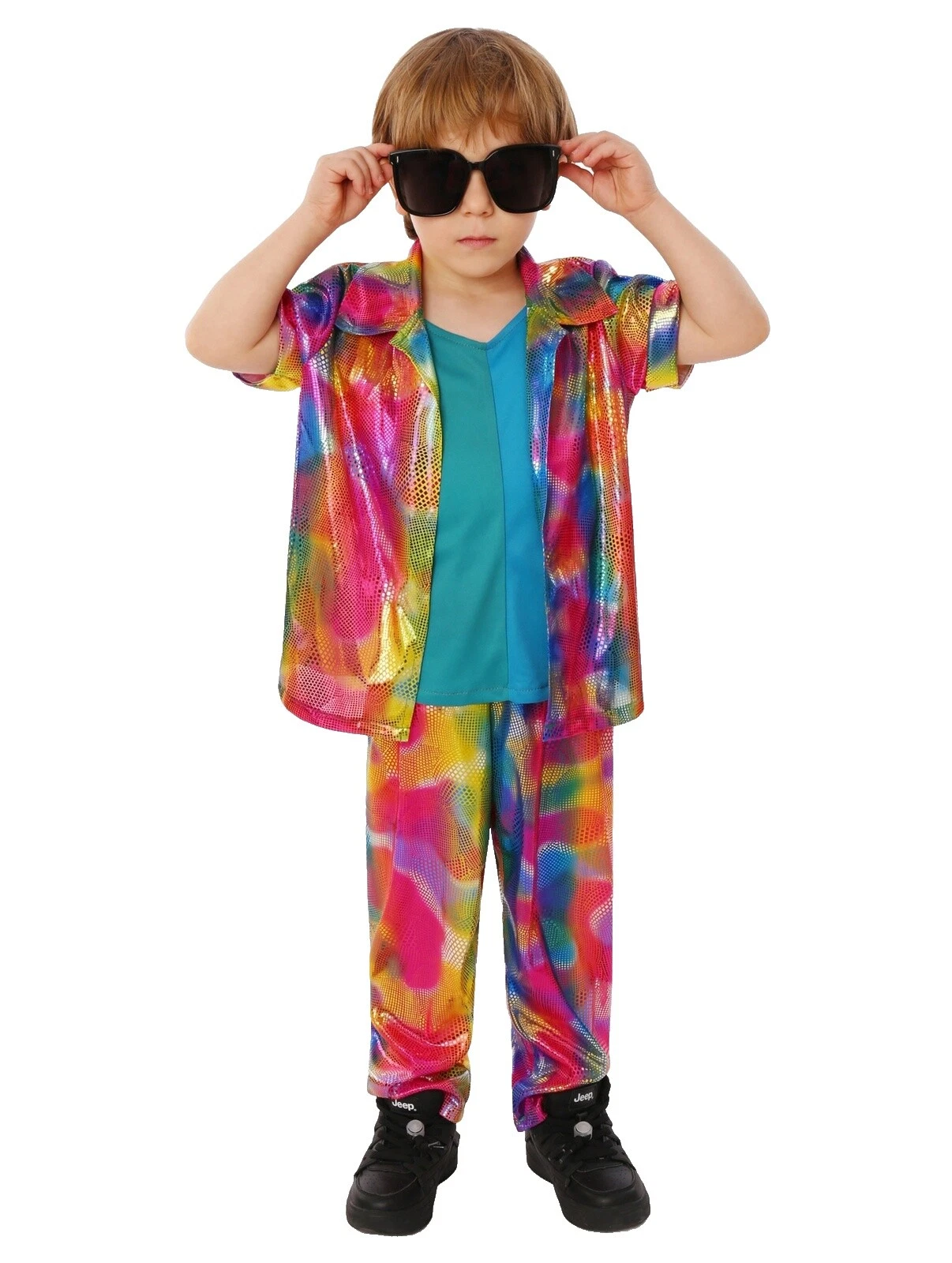 Vestido de Poliéster Punk Fantasias Para Meninos