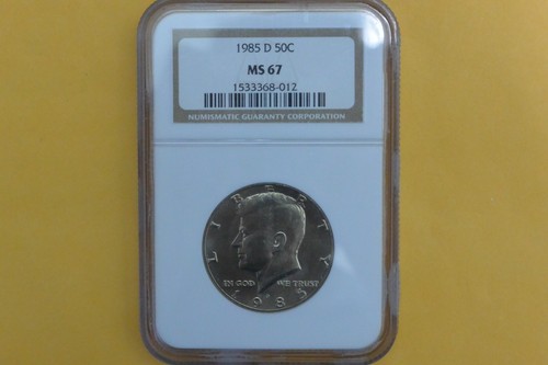 1985 D KENNEDY HALF DOLLAR MS 67 NGC | eBay