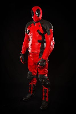 deadpool motorcycle leathers