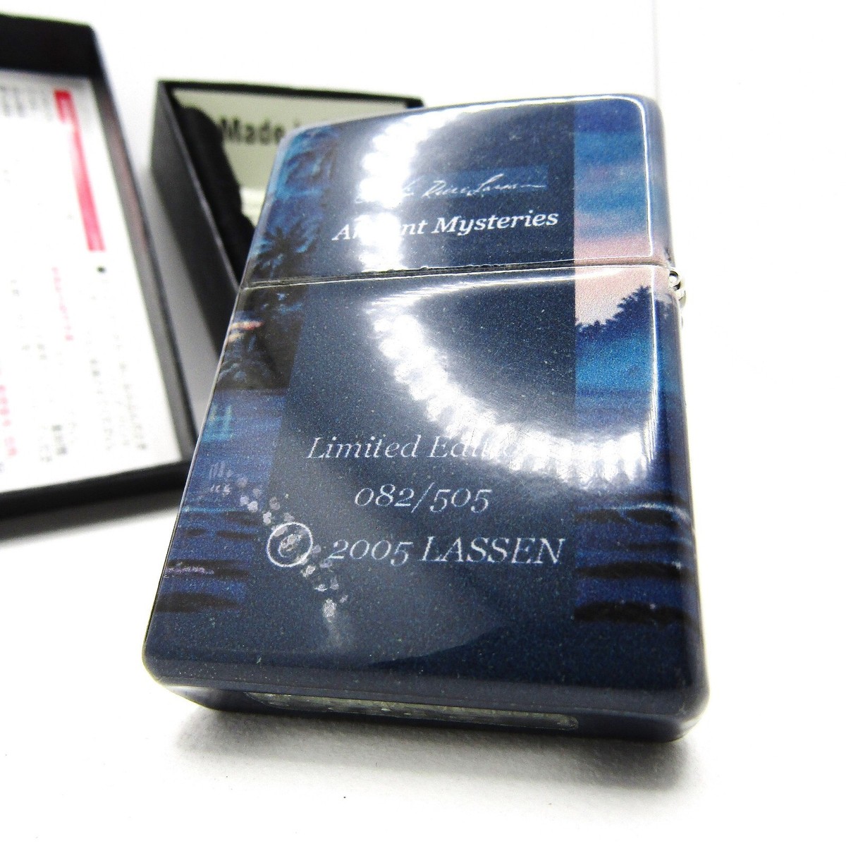 Christian Lassen Ancient Mysteries Limited 082⁄505 Zippo Mint Rare