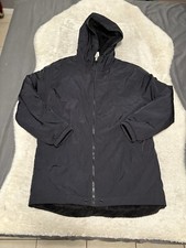 Pink Victoria Secret Womens Black Full Zip Medium Fleece Lined Jacket Hooded