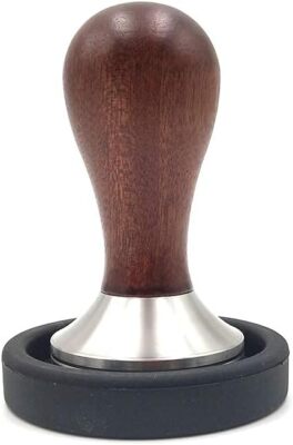 58Mm Coffee Tamper With Durable Rubber Mat For Espresso Brewing
