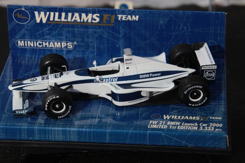 WILLIAMS BMW F1 FW21 Launch Car´2000 Lim.1st Ed.3333/Originale Minivitrine 1:43 - Bild 2 von 22