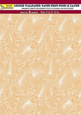 Magnetic Locker Wallpaper Made in USA Tropical Leaves- Pack of 3 Sheets vb045 