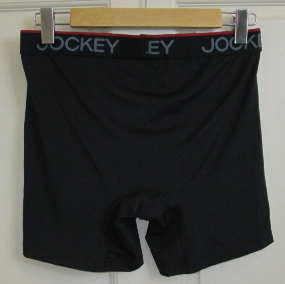 NWT Jockey Active Micro Black Brief Men Size L Chafe Proof Pouch Stay Cool 32362 - Image 2 of 4