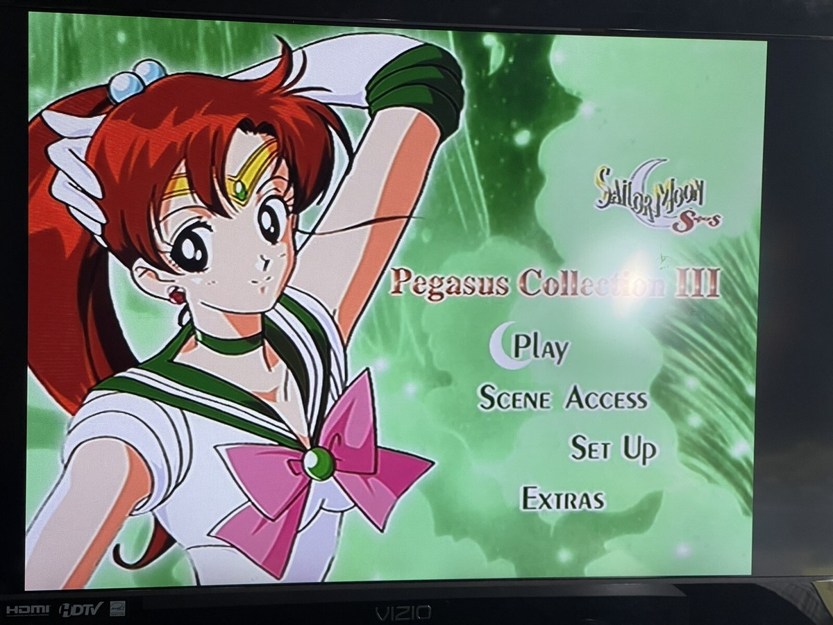 Sailor Moon Complete 7 Set DVD Super S Pegasus Collection. Uncut