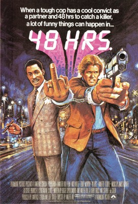 48 Hours - USA 1982 Poster Leinwand Film Film Druck A0 A1 A2 A3 A4 A5 A6 Kunst Wand D
