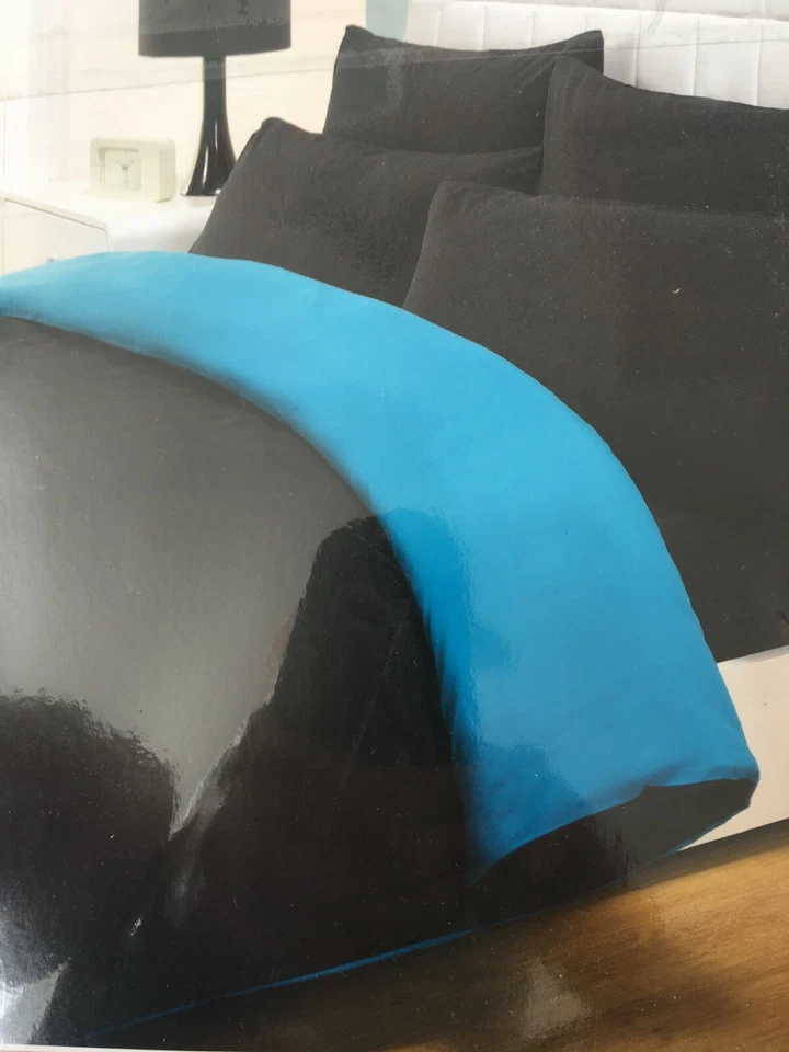 Juegos de fundas de edredón reversibles lisas de fácil cuidado Impressions 4 colores 3 tamaños Foto 4 de 4