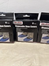 Lot of 5 Tool Bench Hardware Disposable Shoe Covers 24 Pairs One Size 60 Total