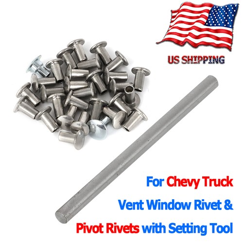 US For 1951-1972 Chevy/GMC Chevrolet Suburban Truck Vent Window Rivet ...