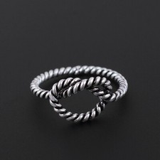 Knot solid Ring // 925 Sterling Silver // Statement Ring // Jewelry For Her