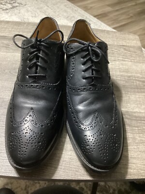 Cole Haan Men’s Black Leather Wingtip Oxford Casual Round Toe Shoe Sz 11 Cole Haan Men main image 2