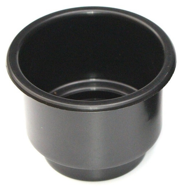Black Single Plastic Cup Holder Boat RV Car Truck Inserts Large Size Jumbo
