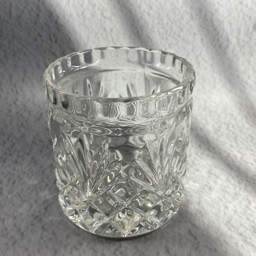 Vintage Crystal "Spooner" Waffle & Fan Design - Victorian Era - Picture 5 of 12